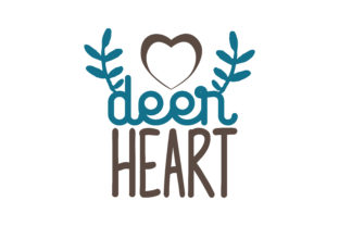 Deer Heart: Graphics for Crafts and Small Business Branding