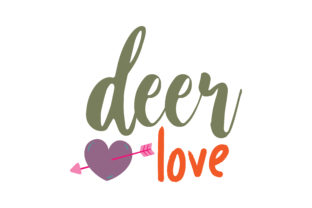 Deer Love: Graphics for Crafts and Creative Projects