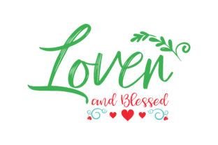 Loves and Blessed Embroidery Design